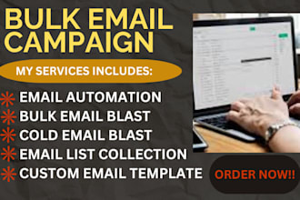 blast bulk email campaign email automation using getresponse and mailchimp