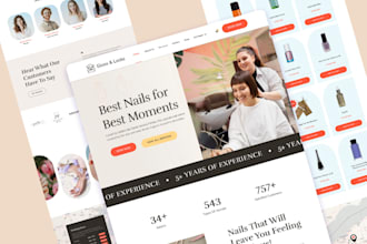 do website UI design in figma