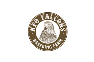 make enjoyable progression falcons farm logo