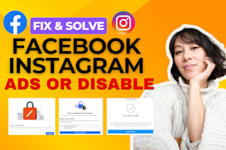fix facebook ads, instagram ads, youtube, tiktok login and advertising problems