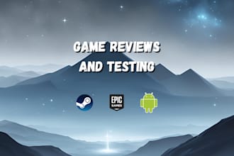 professionally review and test your games