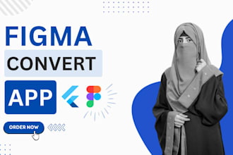 convert figma to flutter code, android and ios app