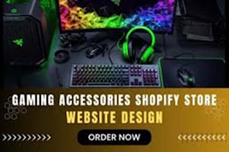 do gaming accessories shopify store, gaming products, vr store, gaming website