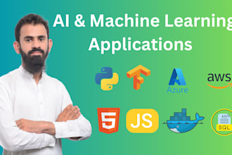 build custom ai and machine learning applications and deploy on cloud azure,AWS