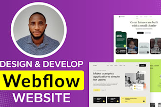 develop or design webflow website, figma to webflow, webflow expert