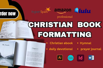 design format christian ebook, daily devotion, workbook, prayer book journal kdp