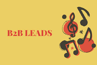 provide b2b lead generation, linkedin leads, prospecting email list building
