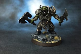 paint your warhammer 40k or aos miniature