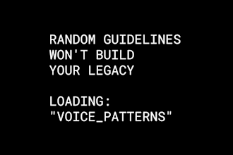 create clear, consistent brand voice guidelines