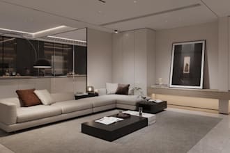 do 3d interior design ,render modern house, living room, kicthen ,gaming room