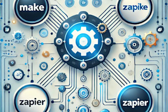 build any automation using make or zapier