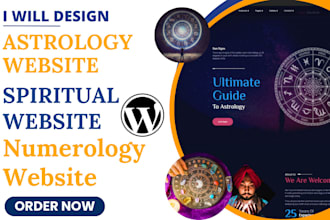 build astrology, spiritual website numerology website tarot reading
