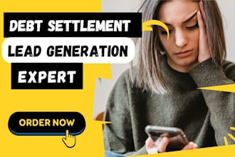 high exclusive debt settlement leads debt relief leads debt consolidation leads
