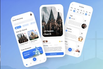 build church app, christian app with flutter, react native or maui, kotlin