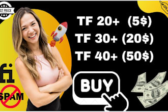 increase trust flow tf cf metric on majestic 0 to 50