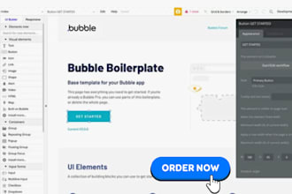 customize saas automation bubble saas dashboard saas ui saas webflow crm chart