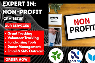 setup non profit CRM salesforce cloud donorperfect kindful neon bloomerang CRM