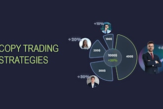 create crypto copty trading platform, stock market web application, copy trading