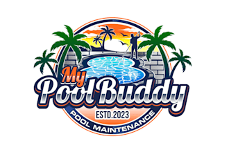 design high quality pool buddy logo with unlimited revision