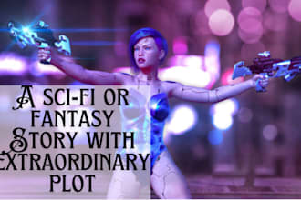 ghostwrite or rewrite a scifi or fantasy story with extraordinary plot