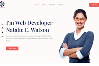 develop a responsive wordpress website with elementor