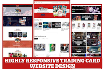 design trading card shopify sport card tcg store pokemon trading card website