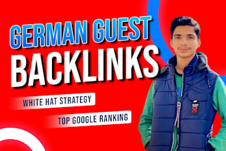 do german USA , UK fr and ch guest posting dofollow white hat SEO backlinks