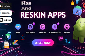 reskin, customize, and add advanced features to your android app