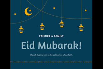design eid mubarak and islamic flyer, brochure or poster