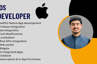 develop an ios app for ipad and iphone in swift and swiftui