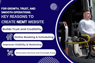 design website for your nemt business or medical transport business