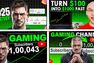 create you an amazing  youtube thumbnail
