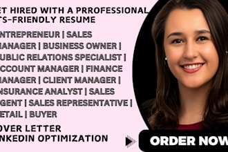 write sales manager, public relations, entrepreneur and business owner resume