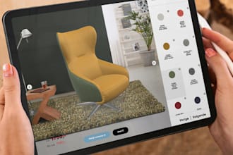 build augmented reality app, virtual try on ecommerce ar app, ar product visuals