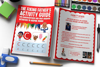 creative kids activity book interior and cover design ready for amazon KDP