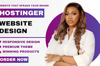 hostinger website, design and redesign hostinger website