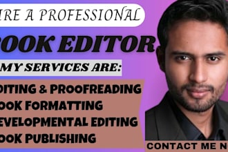 proofread and edit, format memoir, developmental book editor