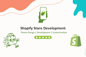 build and design a shopify store or website