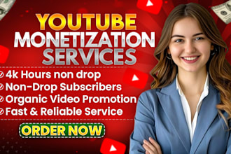 do organic video promotion for complete youtube channel monetization
