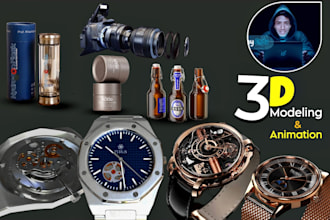 do 3d product animation video and cgi animation