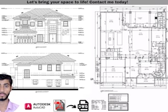 your draftsman or architect for architectural blueprints, autocad drafting