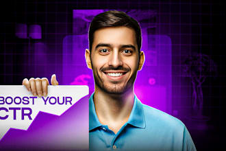 design eye catching and click worthy thumbnails