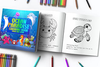 design kids coloring and activity books with custom KDP interiors