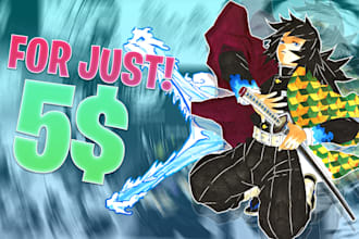 make you a anime thumbnail for your youtube video