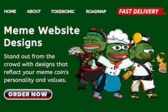 crypto website, meme coin website, pepe website, meme and pepe website