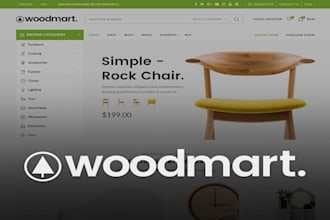 customize woodmart theme,wordpress website,ecommerce website