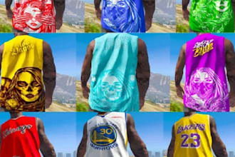 create fivem gang vest ,fivem armor ,fivem gang clothing ,ped clothing packs