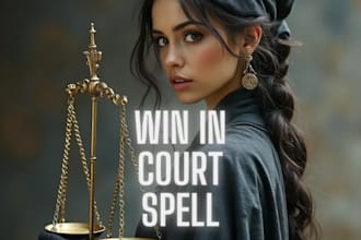 cast a powerful spells to win court case, legal matters, justice spell
