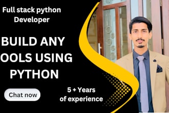 build full stack python django web application
