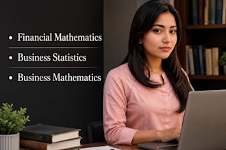 tutor in math, financial mathematics, and business statistics class